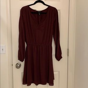 White House Black Market Merlot Dress